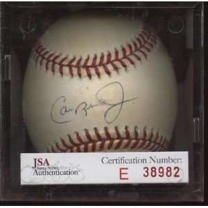 Cal Ripken Jr. Signed Baseball   Single JSA   Autographed Baseballs