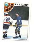 1978 79 OPC # 80 BUFFALO SABRES RICK MARTIN CARD