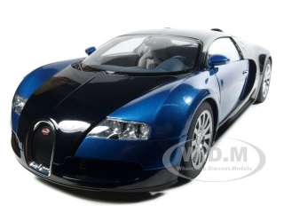 BUGATTI VEYRON 16.4 BLUE PRODUCTION CAR 112 DIECAST MODEL CAR BY 