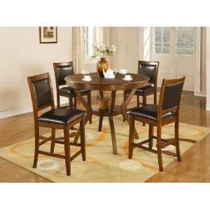  Nelms 5 Pc Counter Height Dining Set by Coaster