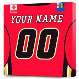  GameOnImages NHL Calgary Flames Jersey Custom Premium 