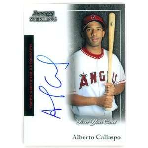  Alberto Callaspo 2004 Bowman Sterling Rookie Autograph 