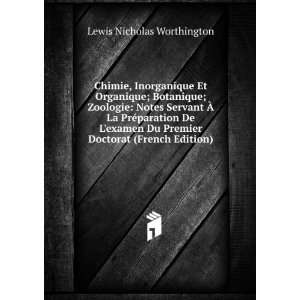   examen Du Premier Doctorat (French Edition) Lewis Nicholas