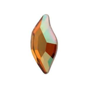   2797 10mm Diamond Leaf Flatback Crystal Copper Arts, Crafts & Sewing