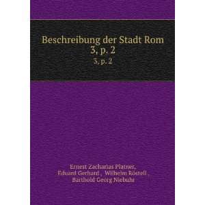   RÃ¶stell , Barthold Georg Niebuhr Ernest Zacharias Platner Books