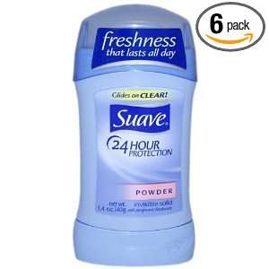   Solid Anti perspirant Deodorant Stick By Suave, 1.4 Ounce (Pack of 6