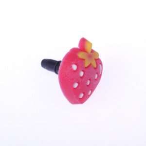  3.5mm Strawberry Shape Anti Dust Dustproof Plug For Apple 