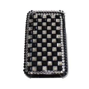  Modern Tech Black/ Silver Chequered Gem Armour Snap On 