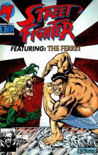 Street Fighter #3 w/Poster 1993 Malibu Comics  