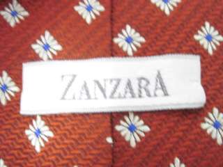 You are bidding on a LOT 2 ZANZARA Mens Silk Print Abstract Neckwear 