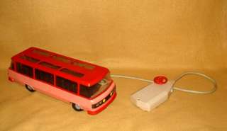 Vintage Polish Battery Operated Toy Bus Coach 1970 80s  