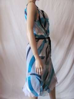New DKNYC Silk Lined Sleeveless Evening Dress Size 10  