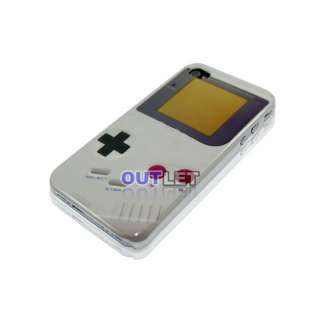   Game Boy Hard Case Cover For iPhone 4 4GS + Screen Protector  