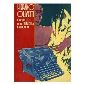  Hispano Olivetti, Magazine Advertisement, Spain, 1936 