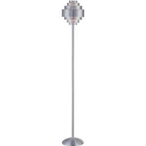  Lite Source LS 81223ALU Strato Floor Lamp, with Aluminum 