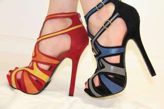 NIB Womans Stiletto Heel Pumps Dress Shoes Platform Sandals  