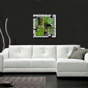   Green Radiant Relic Abstract Wall Art   28 x 28