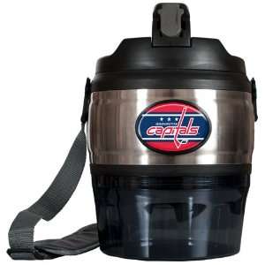 Sports NHL CAPITALS 80oz Grub Jug with Removable Bottom/Stainless 