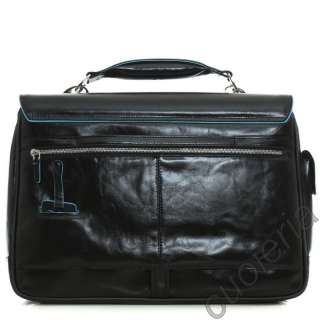 PIQUADRO Organizzed Computer Messenger With Handle Genuine Leather 