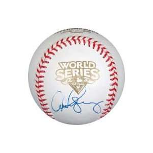  Autographed Alex Rodriguez 2009 W.S. Baseball 