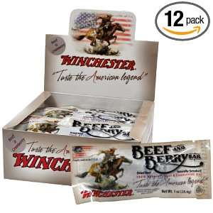 Winchester Natural Beef Bars (Pack of 12)  Grocery 