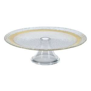    Gold Footed 12 Pedestal Wedding Cake Stand
