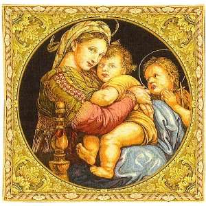  Beautiful Madonna Della Seggiola Tapestry 