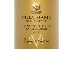  2010 Villa Maria Sauvignon Blanc Marlborough Cellar Selection 