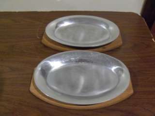 PR OF FAJITA / STEAK PLATES   MADE BY WEST WOOD PRODUCTS  