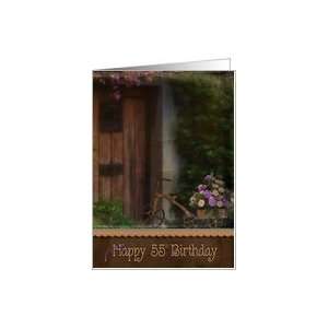   birthday, trike,vintage, door, carnation, bouquet Card Toys & Games