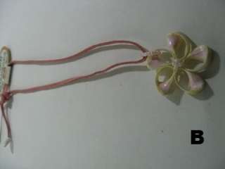 Shell/Cowry Flower Necklaces w/color beads pict. below  