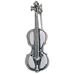 Beautiful Sterling Silver Violin Pin Musical Instruments