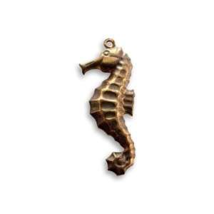  10 x 26mm Sea Horse Double Sided Charm (1 pc) Arts 