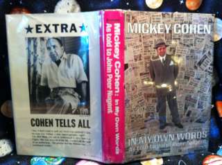 Mickey Cohen In My Own Words FIRST EDITION  