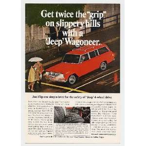  1967 Jeep Wagoneer 4 Wheel Drive Print Ad (5011)