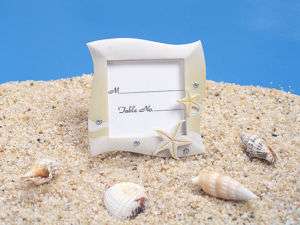 100 Sand Beach Starfish Wedding Favor Place Card Frame  