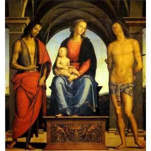  FRAMED oil paintings   Pietro Perugino   24 x 26 inches 