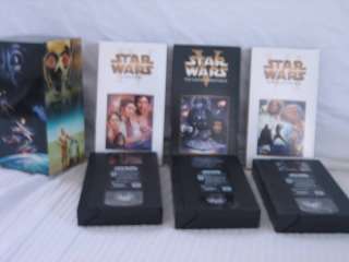 Star Wars Trilogy 3 VHS Box Set 2000 Digitally Mastered  