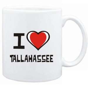  Mug White I love Tallahassee  Usa Cities Sports 