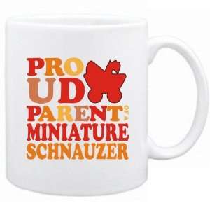   New  Proud Parent Of Miniature Schnauzer  Mug Dog
