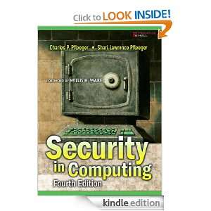 Security in Computing (MobiPocket) Charles P. Pfleeger, Shari 