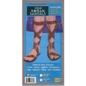    Childs Roman Costume Sandals (Sz Large 4 6) Toys & Games