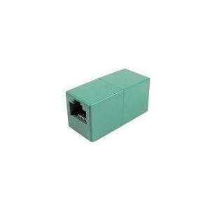  CAT5E RJ45 CROSSOVER COUPLER   TURQUOISE