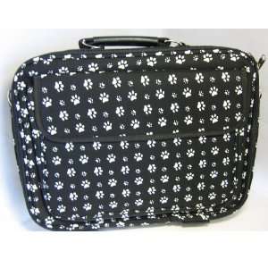  Paw Print Padded Laptop Bag   Dog Cat Lovers Paws 