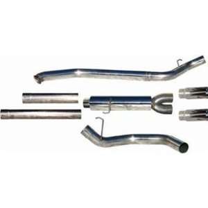   Performance 1049702CD Stainless Cat Back Dual Exhaust Kit Automotive