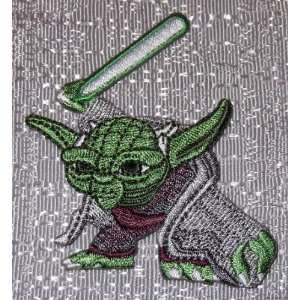  STAR WARS Yoda with Light Saber Embroidered PATCH 