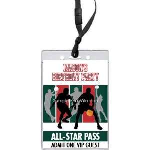   Bucks Colored All Star Pass Invitation