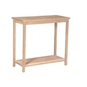   Concepts Unfinished 31 Inch Portman Accent Table