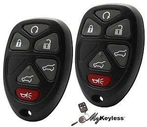 NEW GM REPLACEMENT KEYLESS ENTRY CAR REMOTE KEY FOB KEYFOB 6 BUTTON 