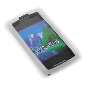  White Durable Flexible Soft Silicone Skin Case For Verizon 